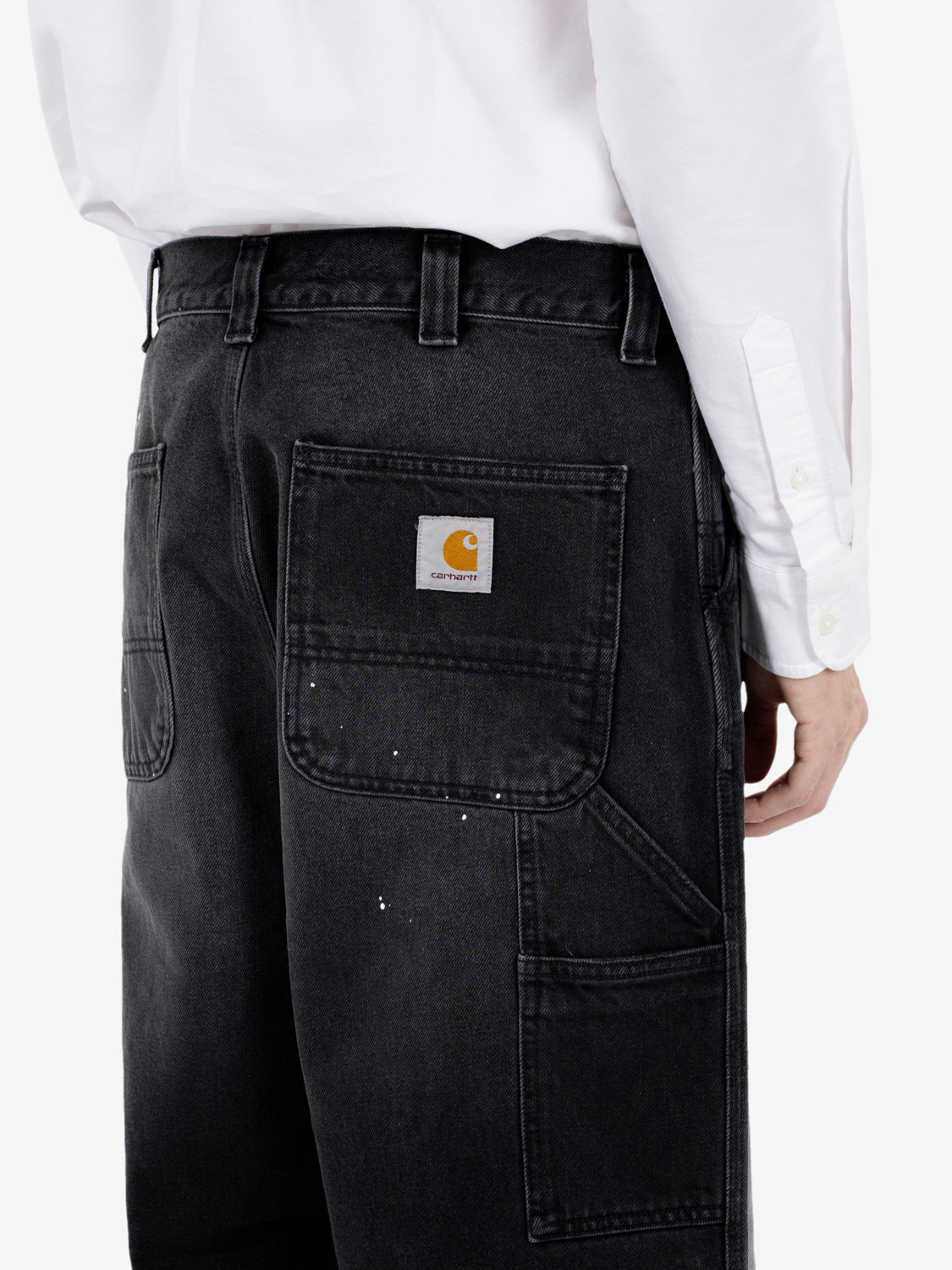 OG Single Knee Pant blue destroy black