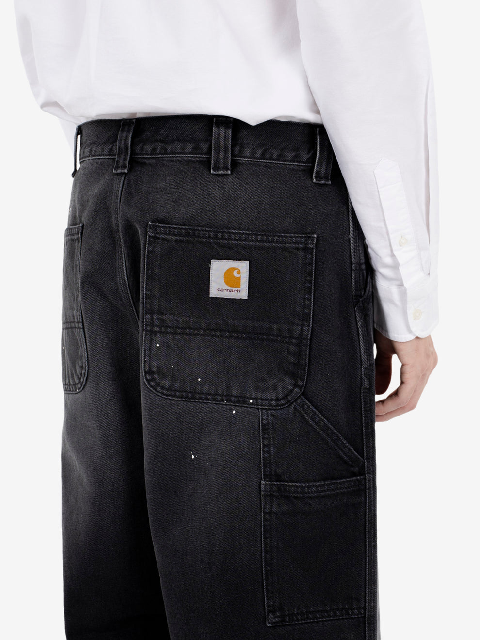 OG Single Knee Pant blue destroy black