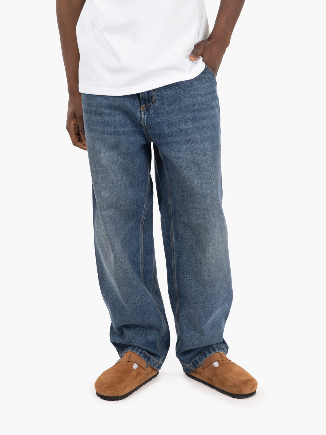 OG single knee pant blue