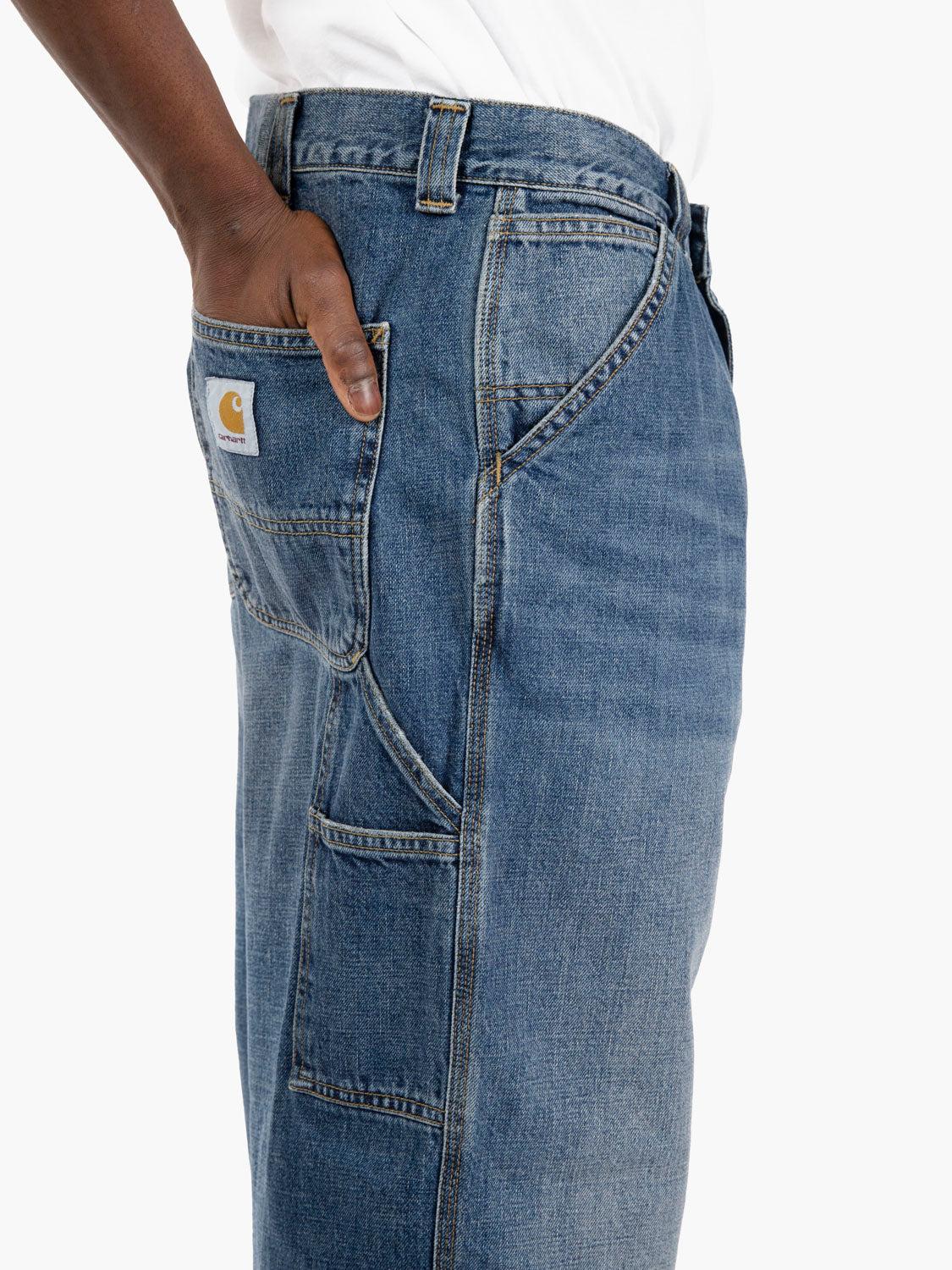OG single knee pant blue