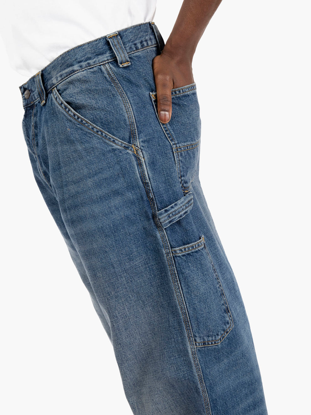 OG single knee pant blue