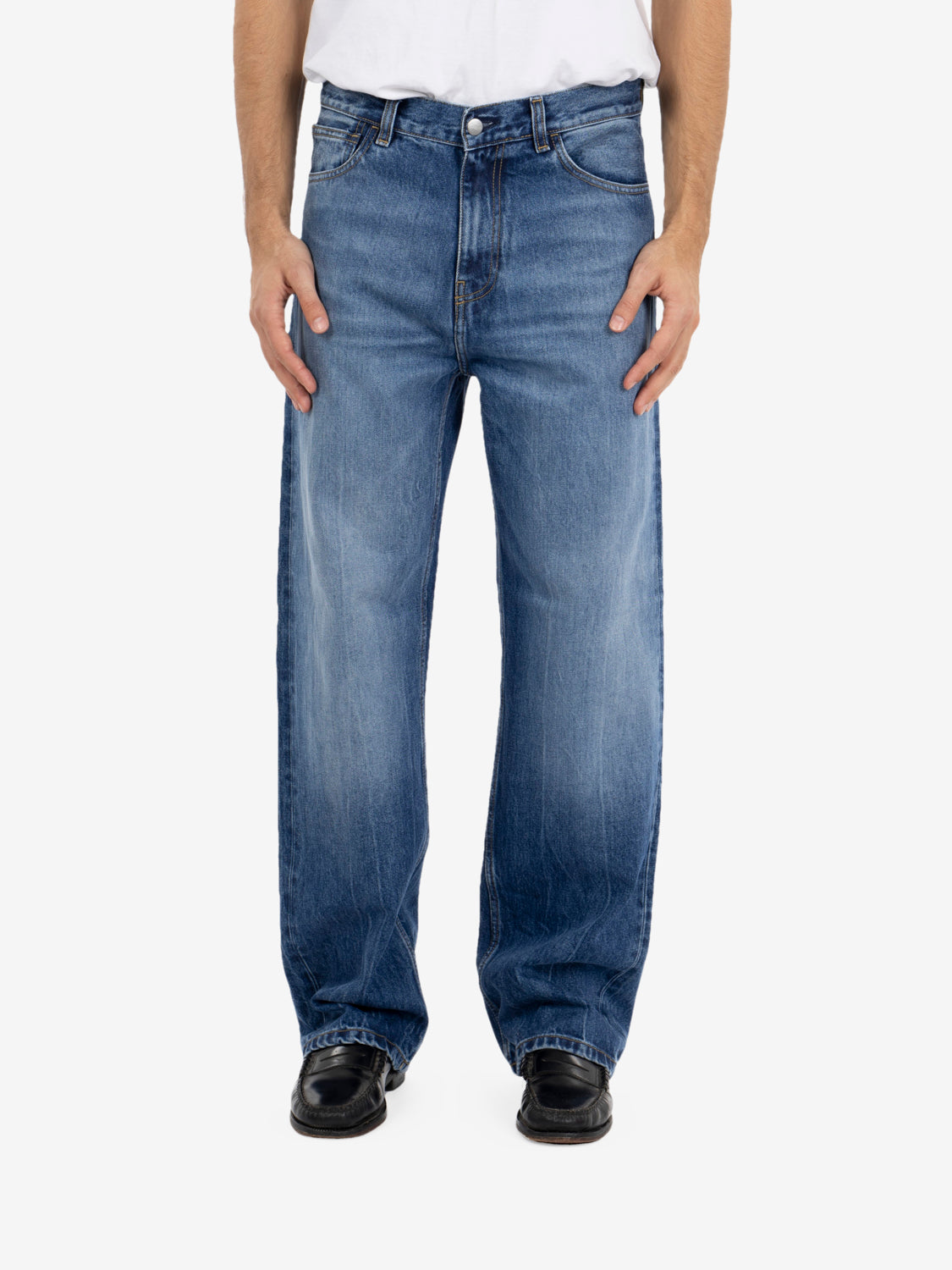 Payson pant blue marble used wash