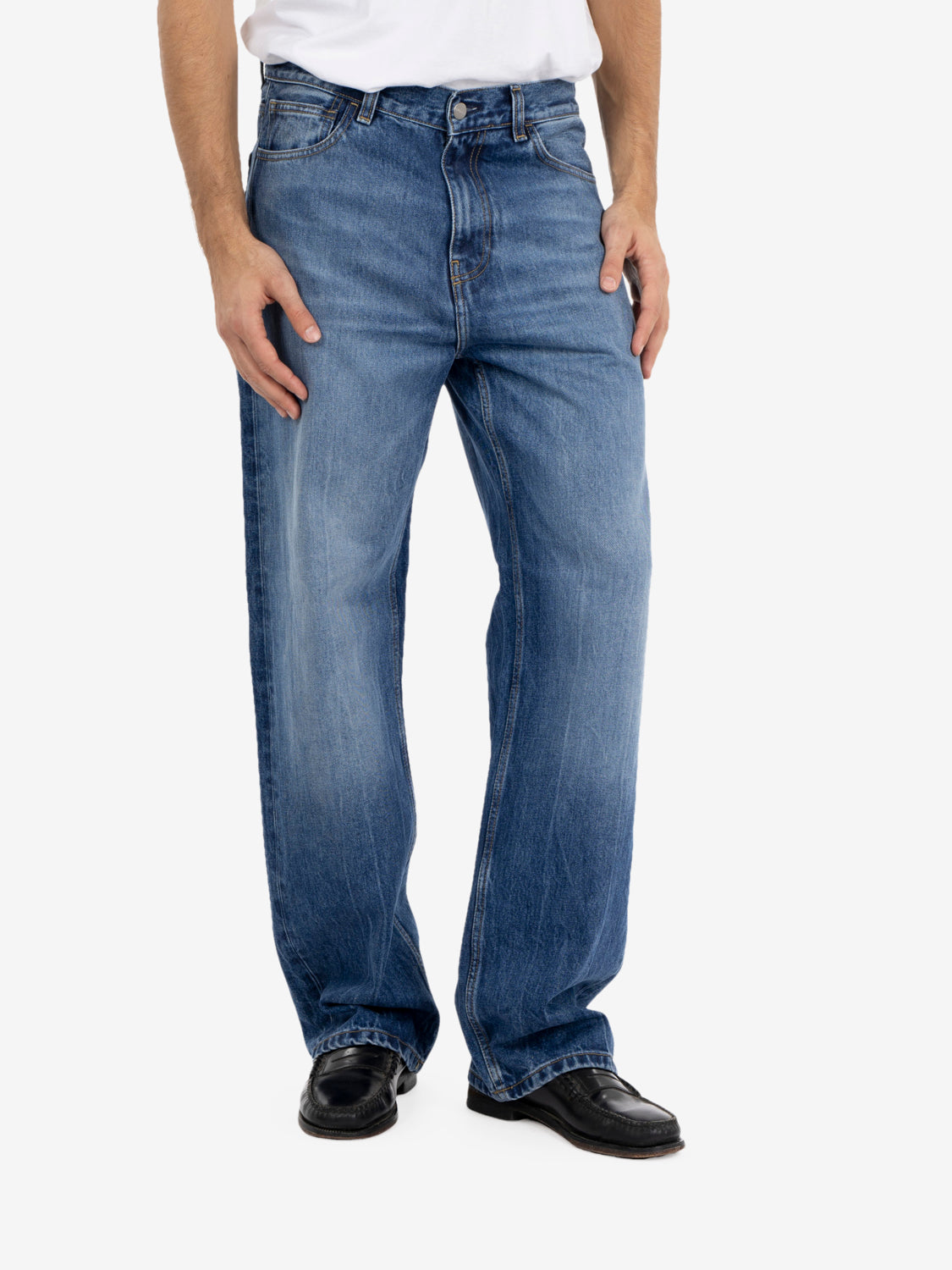 Payson pant blue marble used wash