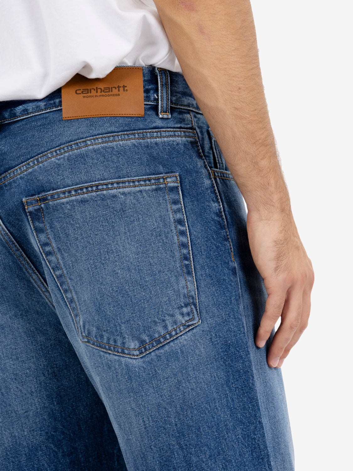 Payson pant blue marble used wash