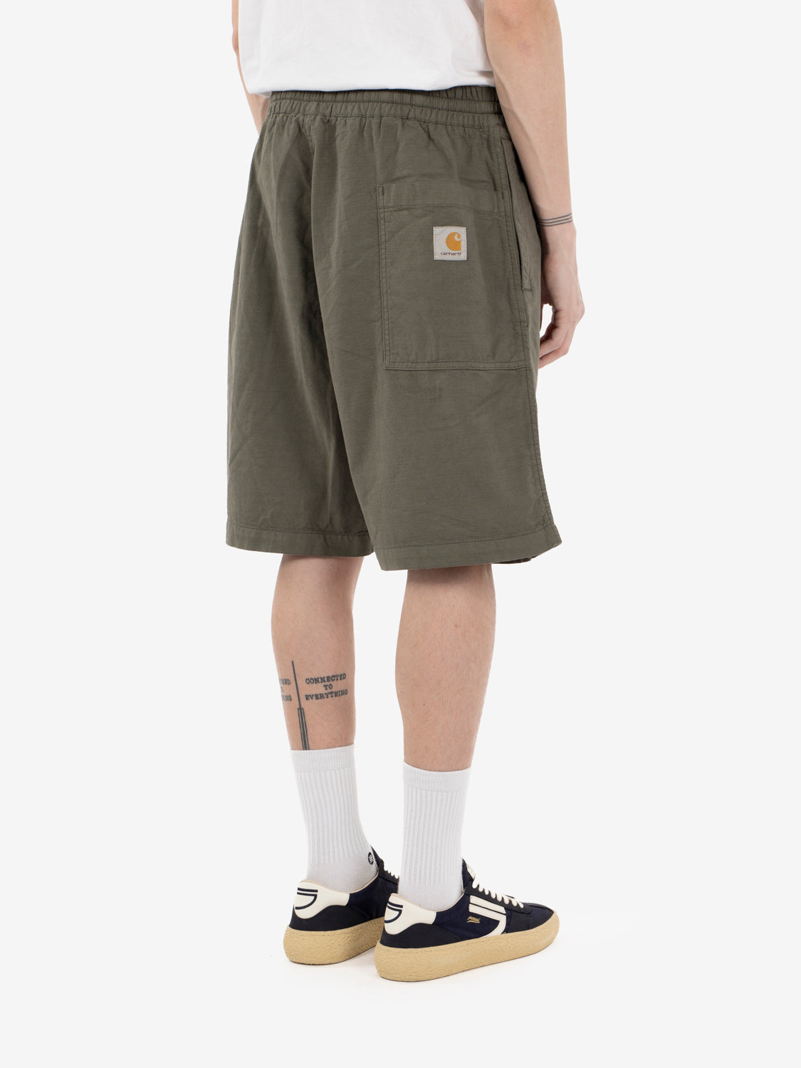 Rainer Short leaf garment dyed