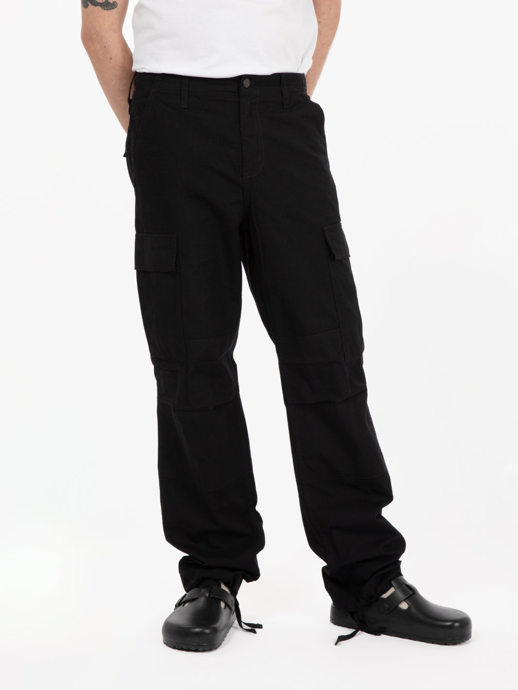 Regular cargo pant black