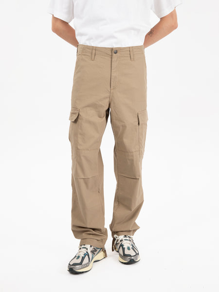 Regular cargo pant leather