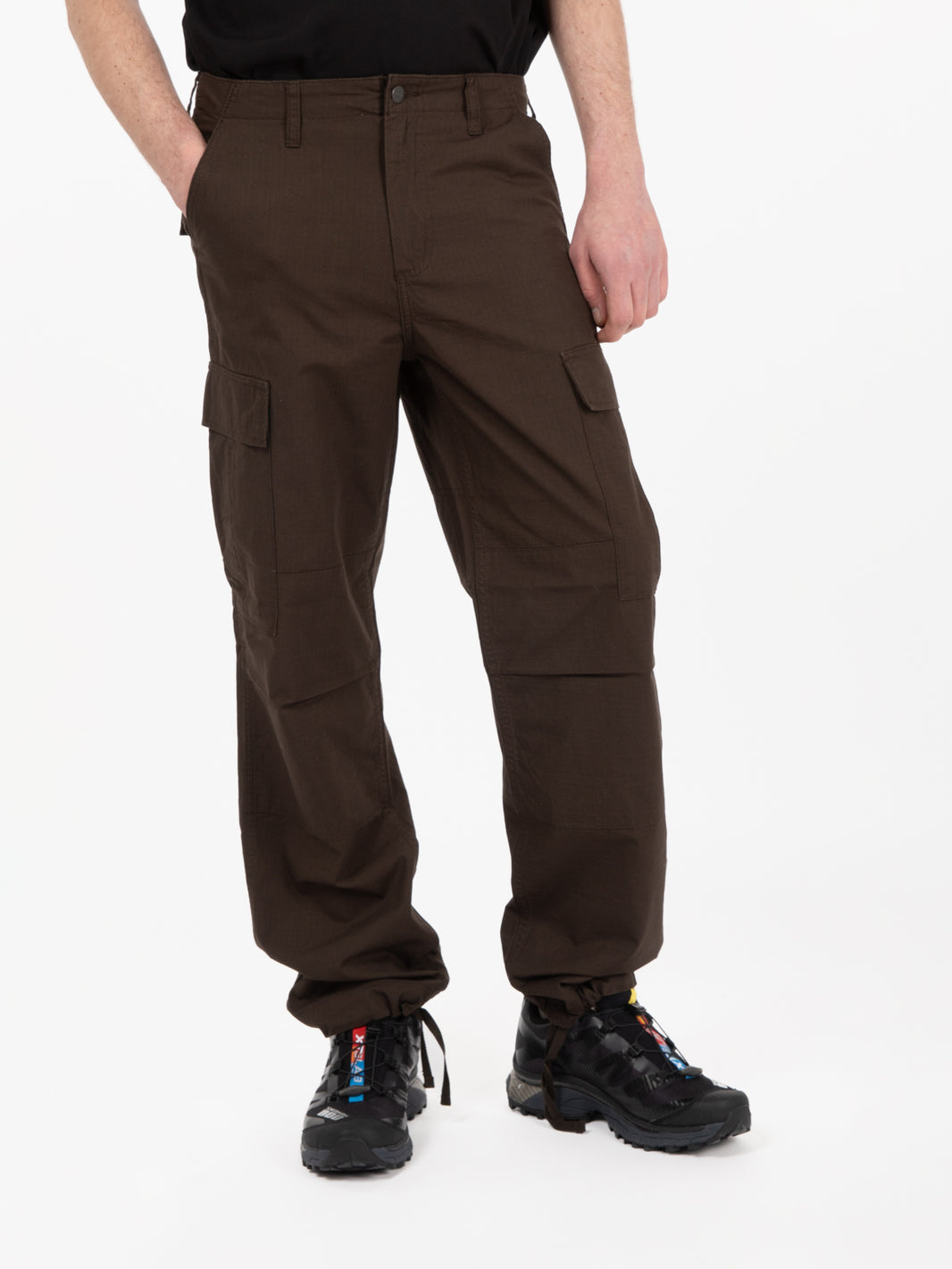 Regular cargo pant tobacco rinsed