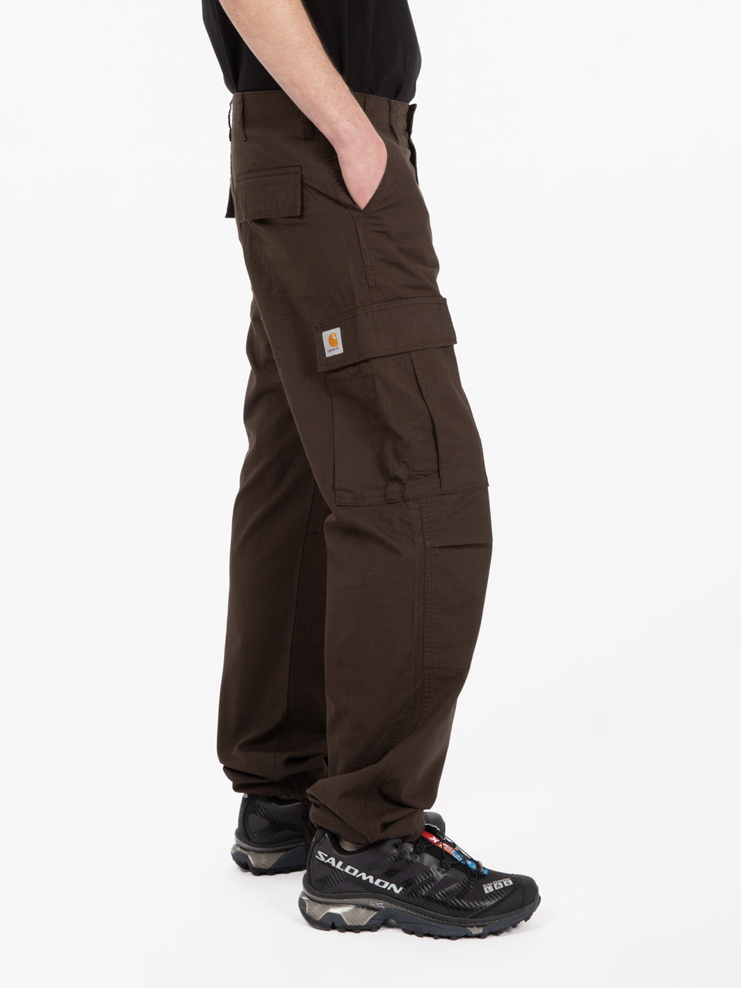 Regular cargo pant tobacco rinsed