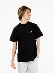 Carhartt WIP - S/S American script t-shirt black