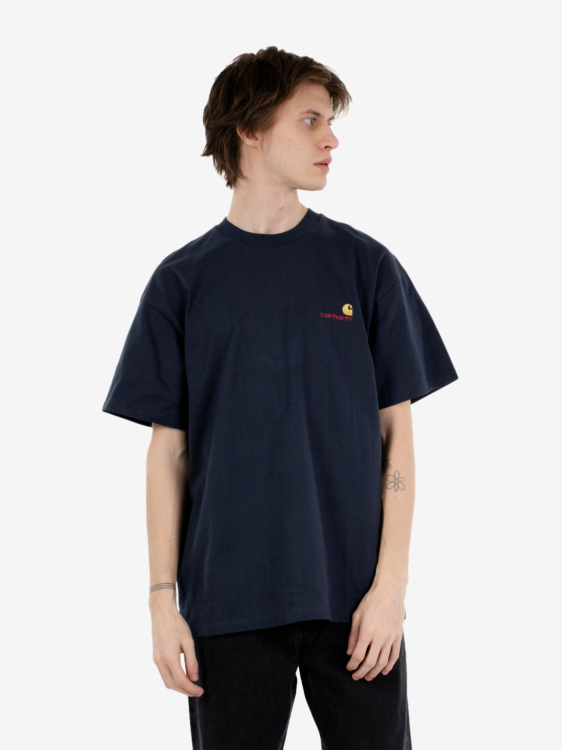 S/S American Script T-Shirt deep night