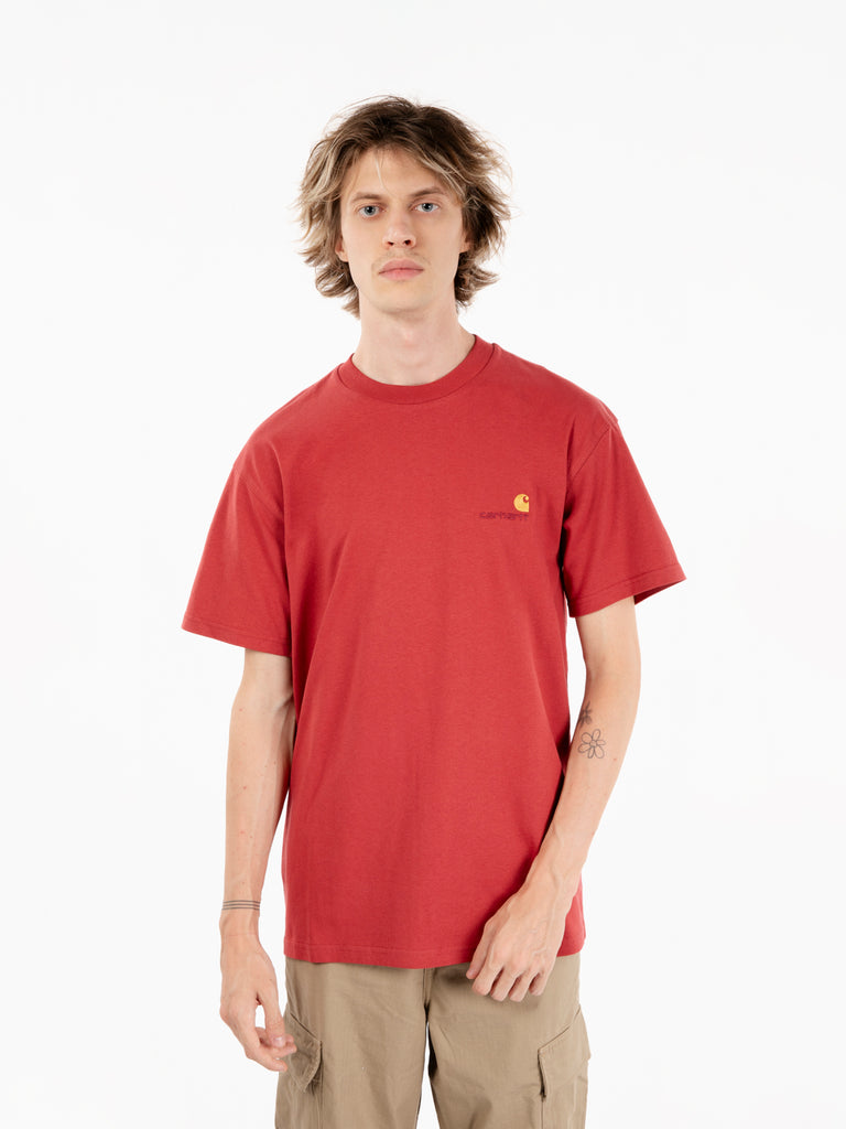 Carhartt WIP - S/S American script t-shirt tuscany