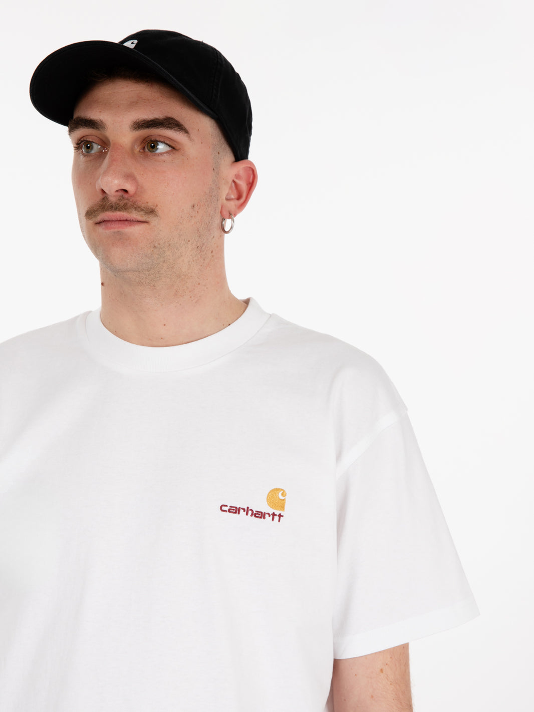 S/S american script t-shirt white 