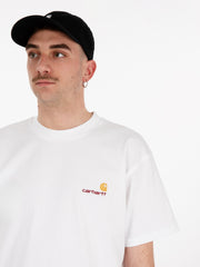 Carhartt WIP - S/S american script t-Shirt white