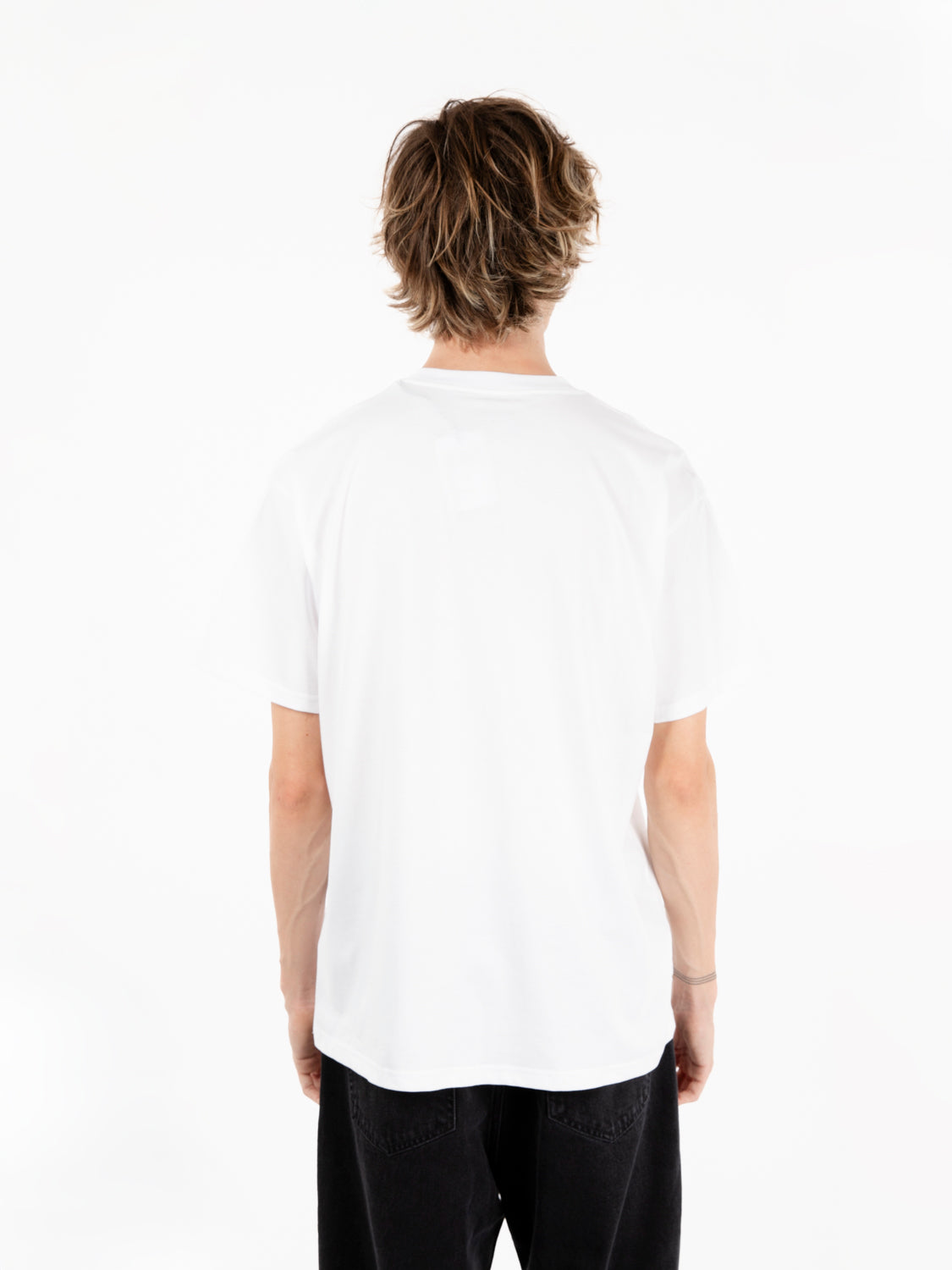 S/S Amour pocket t-shirt white / black