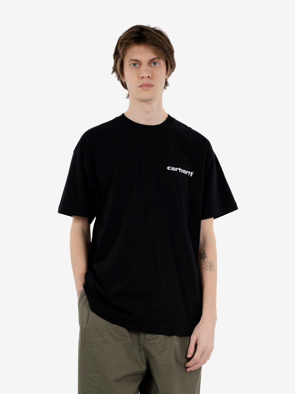 S/S Archive Script t-shirt black