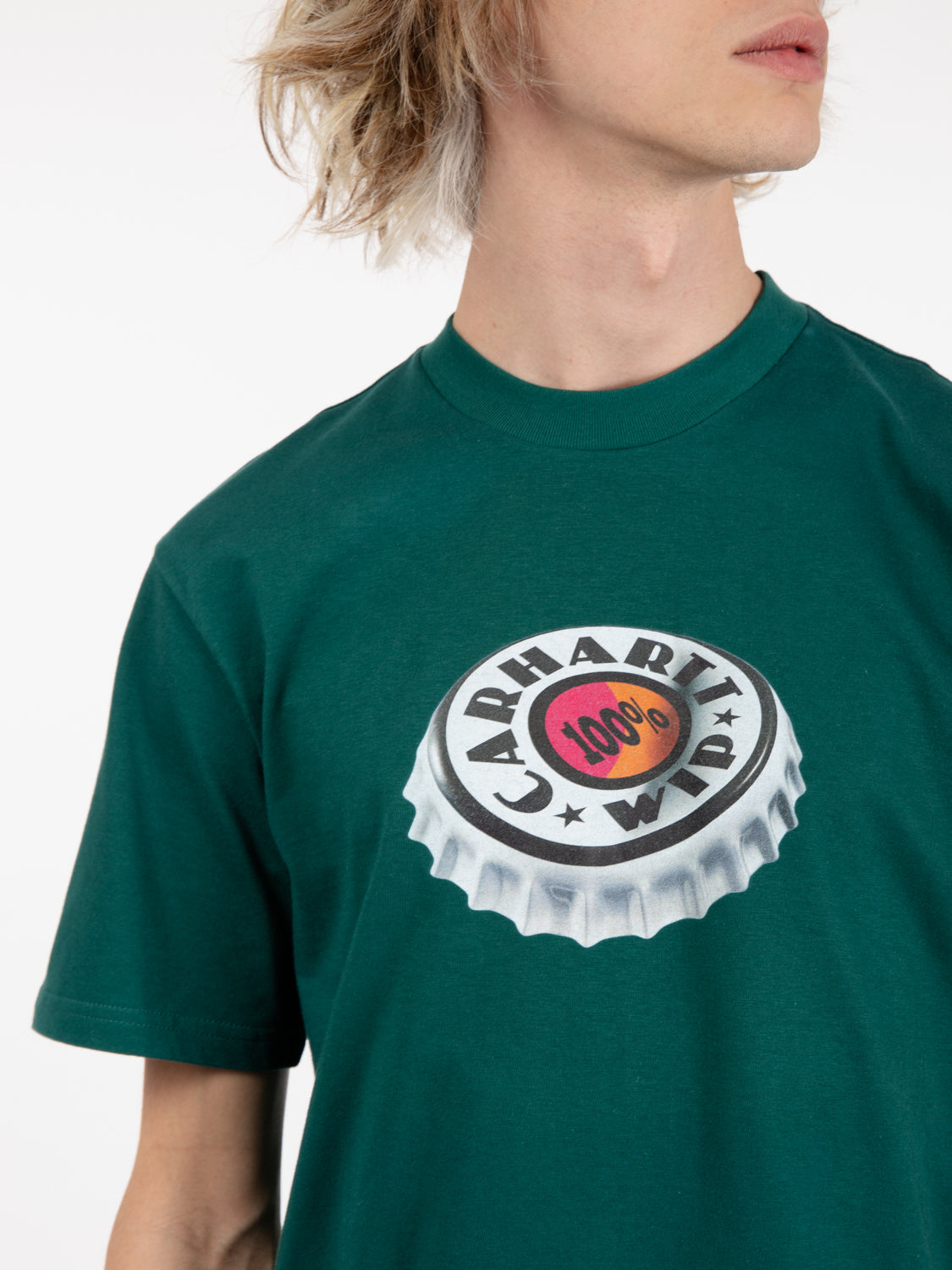 さらに100円引き◆CARHARTT◆S/S BOTTLE CAP T-SHIRT S/S Bottle Cap T Shirt - Naval – Superette