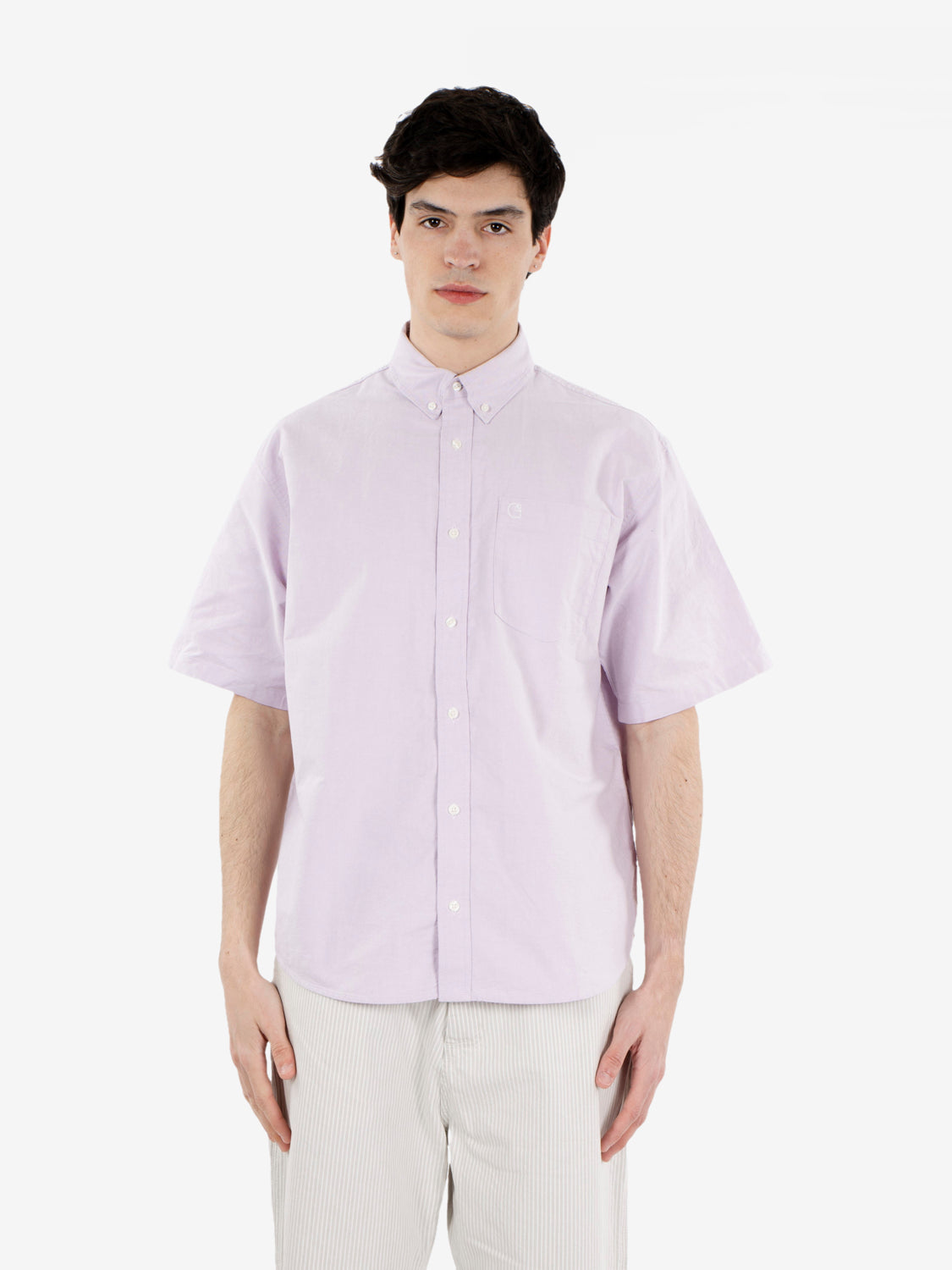 S/S Braxton Shirt purple/wax