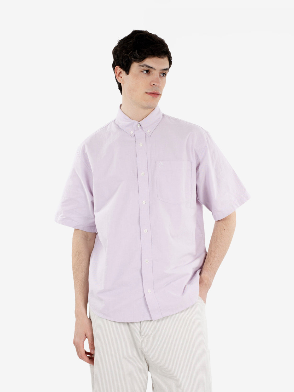 S/S Braxton Shirt purple/wax