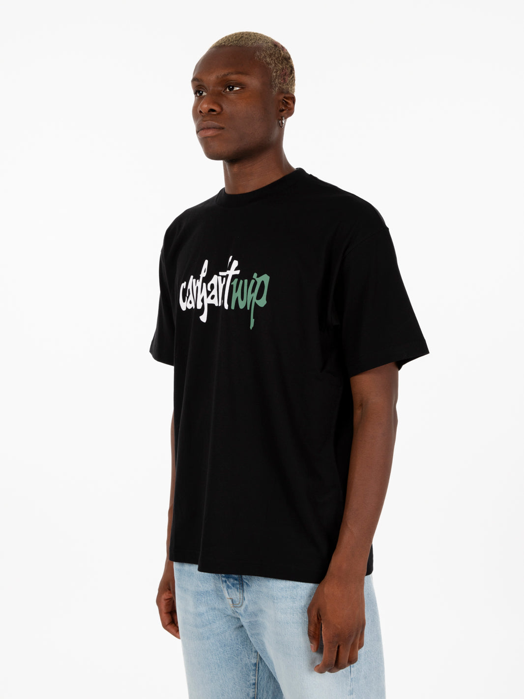 S/S brush wip t-shirt black 