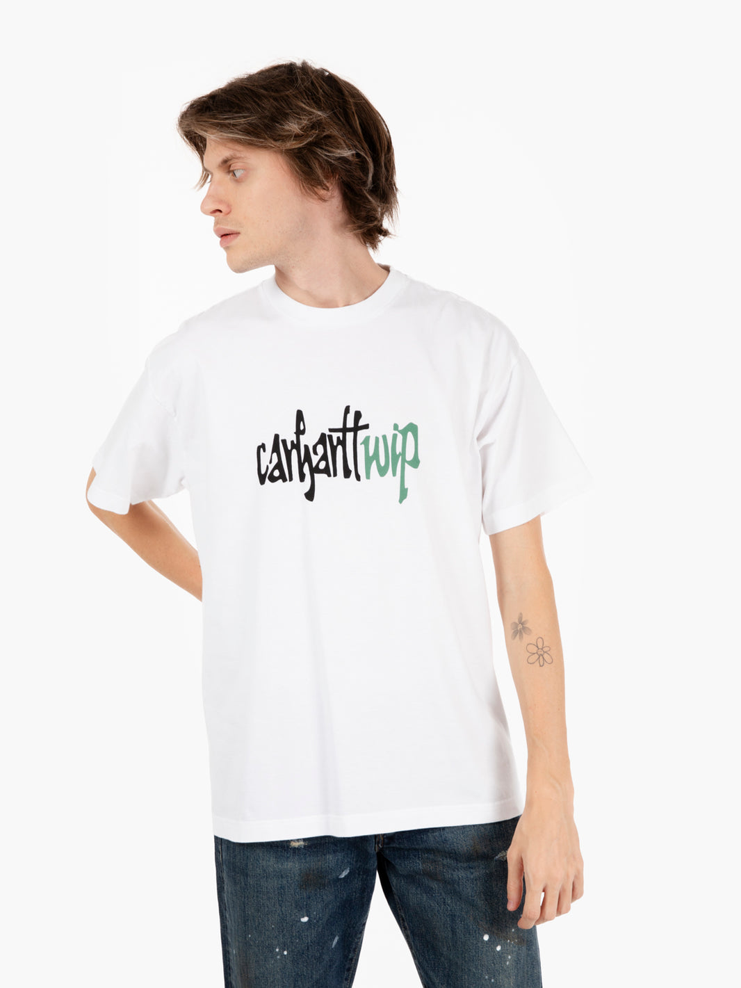 S/S brush wip t-shirt white 