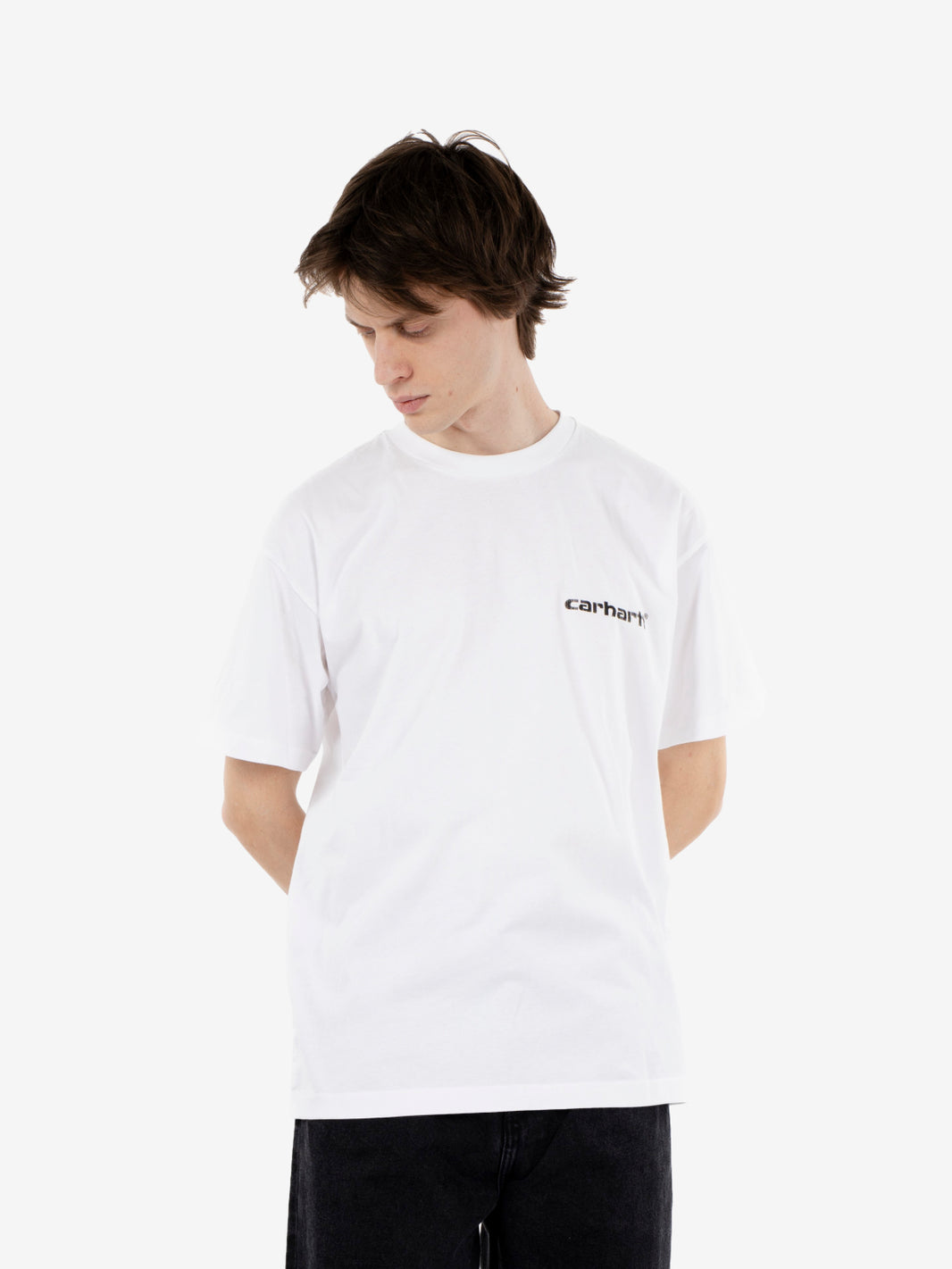 S/S Caps t-shirt white
