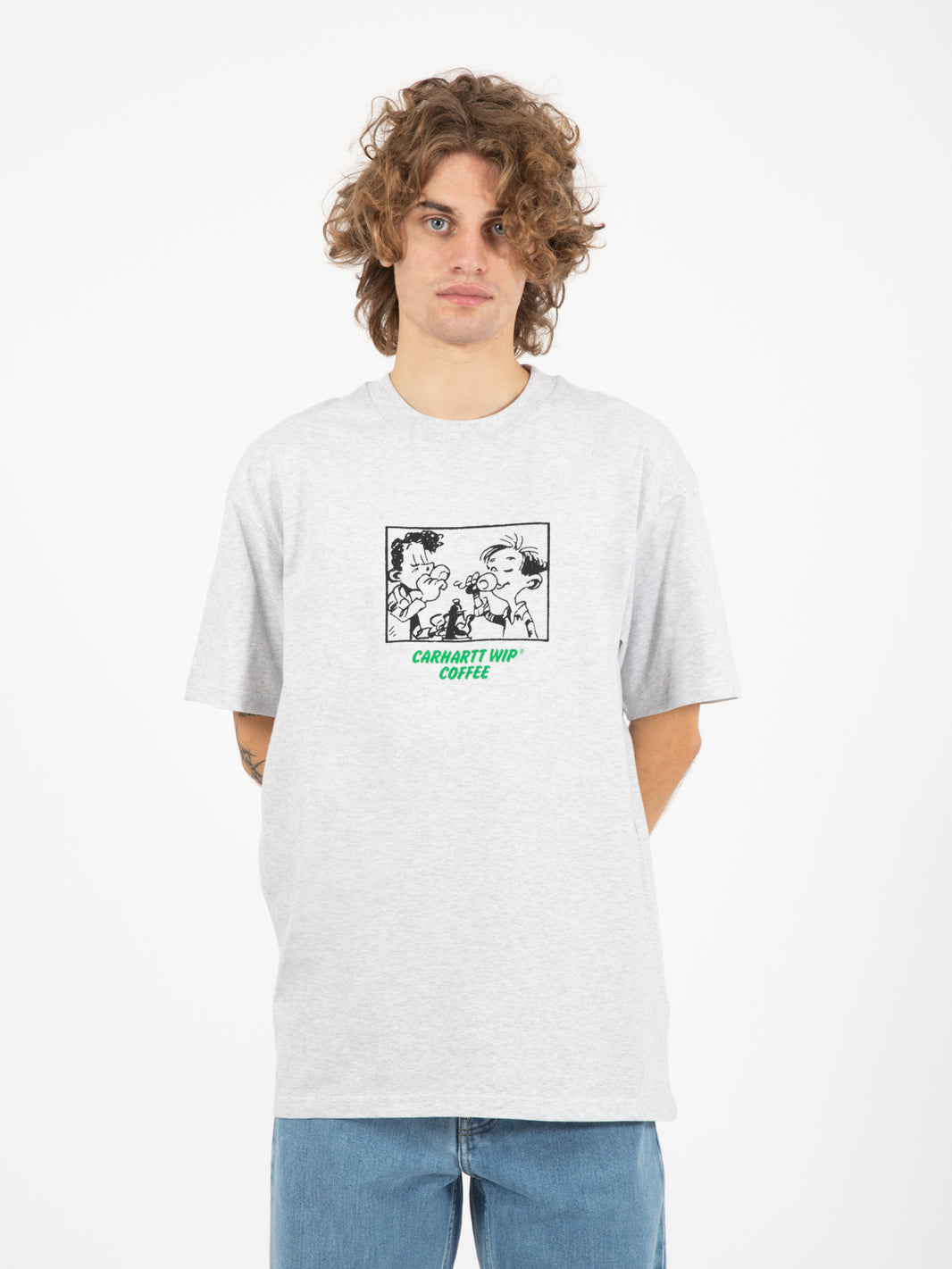 S/s Carhartt WIP Coffee TS ash heather 