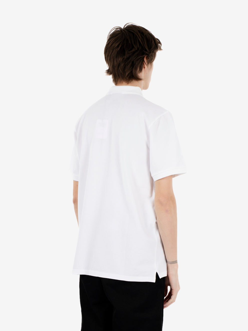 S/S Chase Pique Polo white / gold