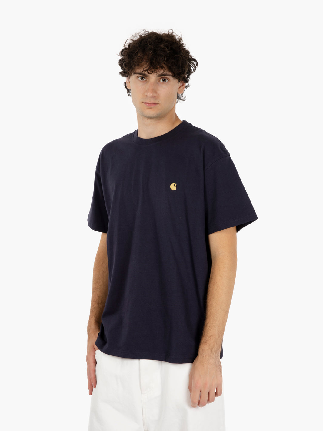 S/S Chase t-shirt dark navy / gold