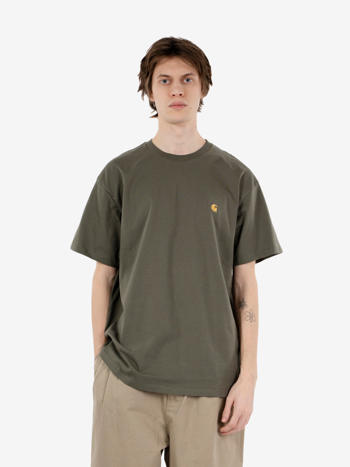 S/S Chase T-Shirt leaf / gold