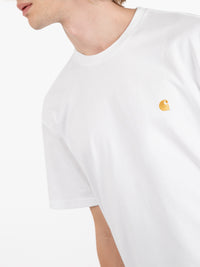 S/S Chase Loose T-Shirt White / Gold 