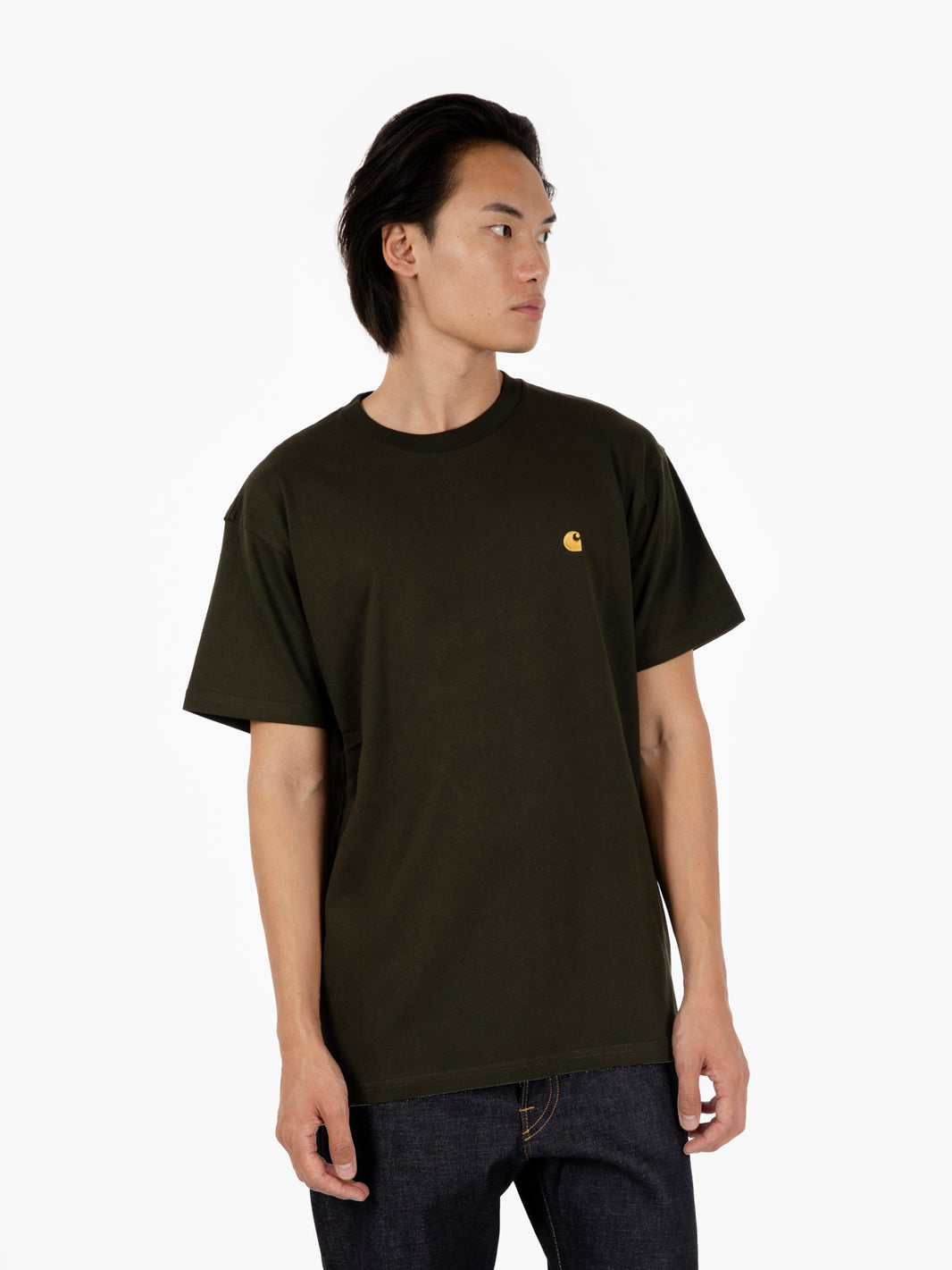 S/S Chase t-shirt olive / gold