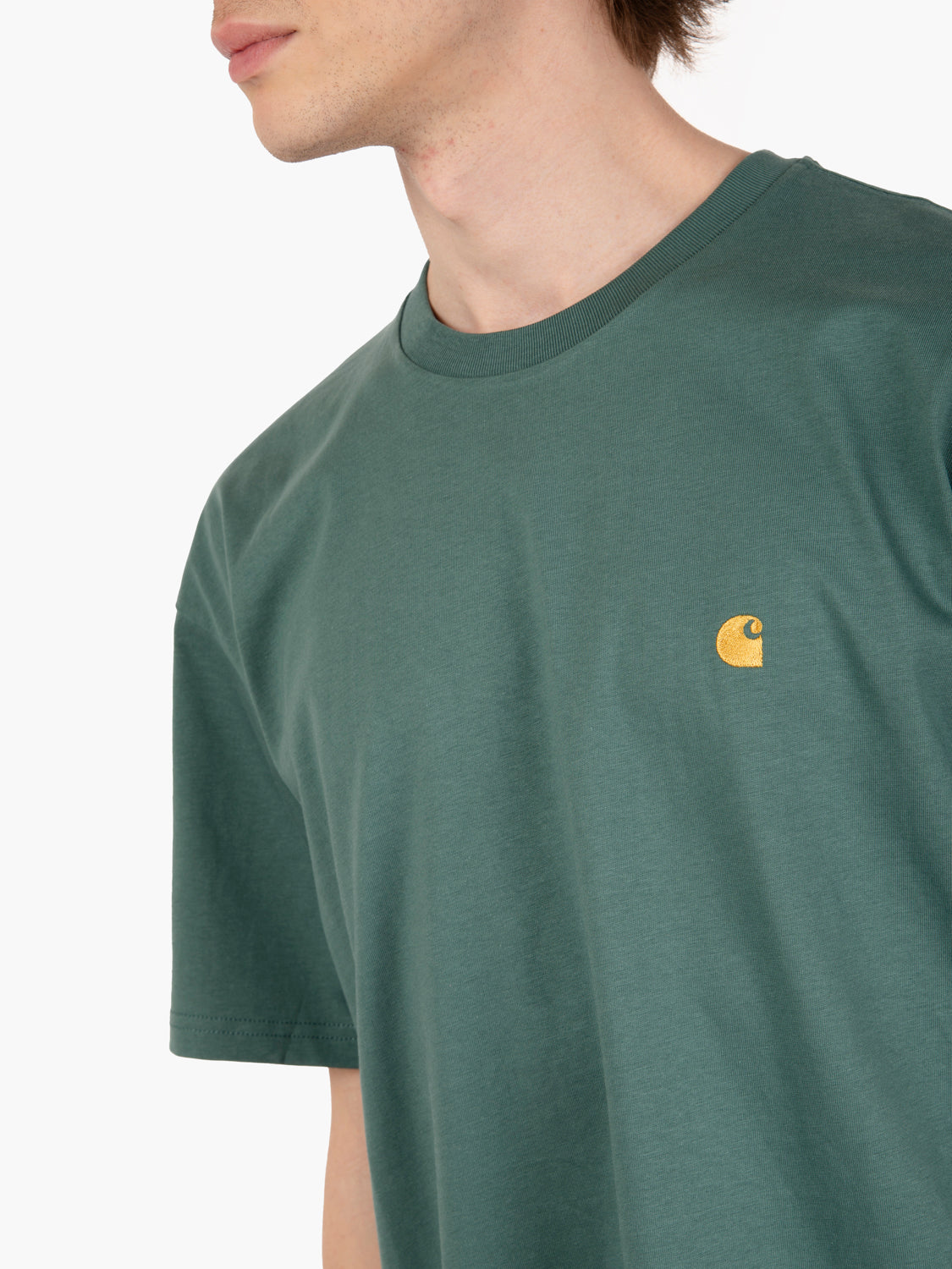 S/S Chase T-Shirt Silver pine / gold 