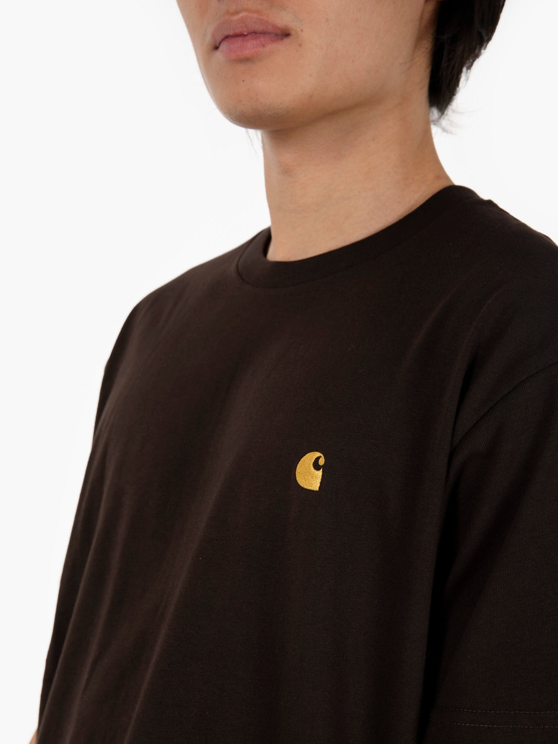 S/S Chase t-shirt tobacco / gold