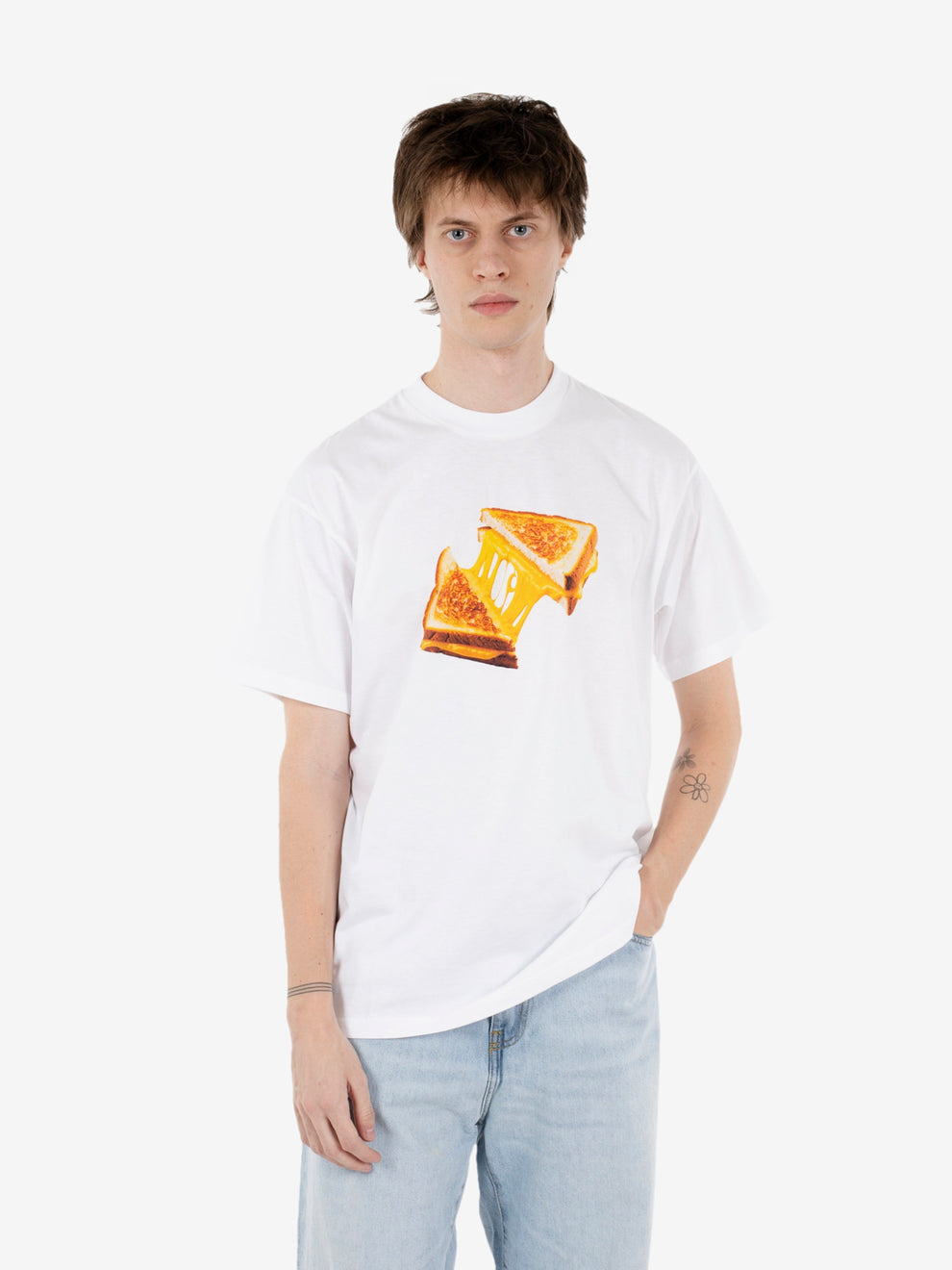 S/S Cheese Toast T-Shirt white