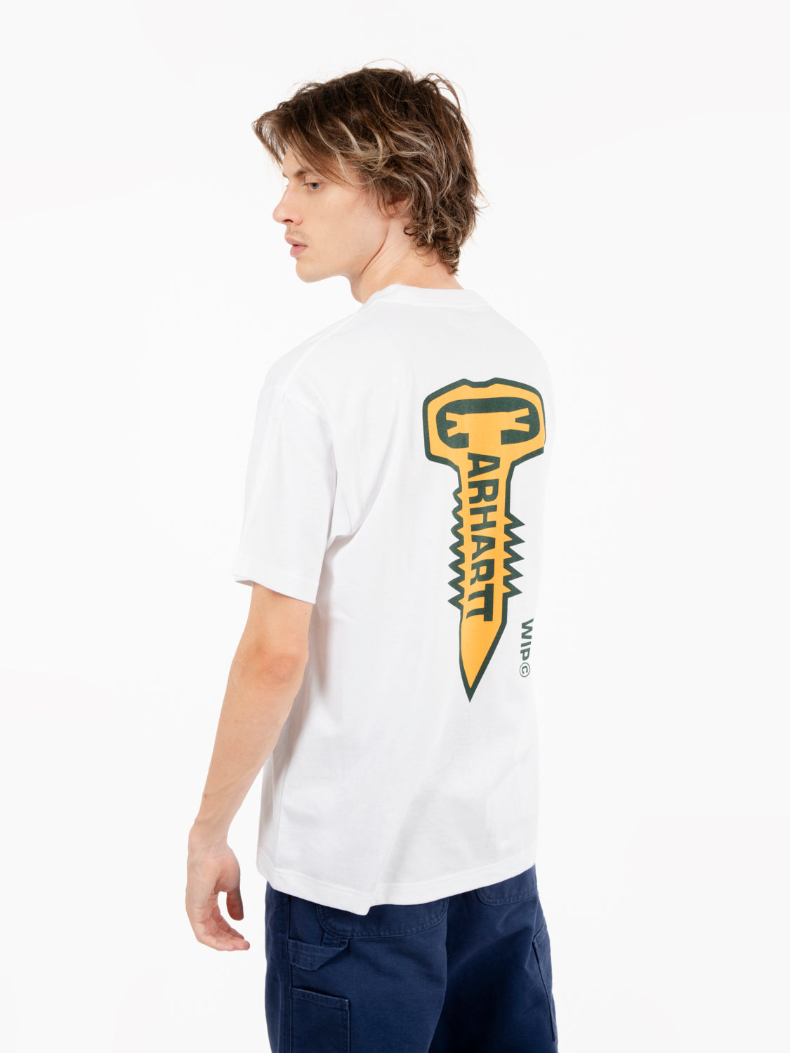 S/S Cross Screw t-shirt white