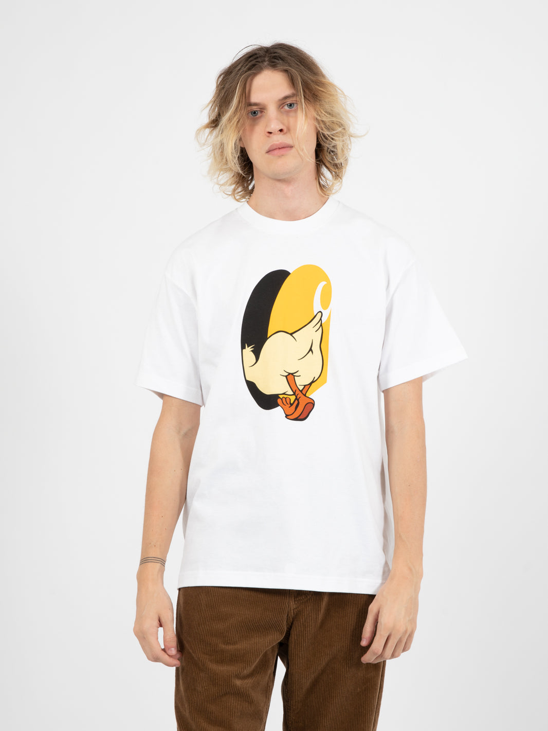 S/S Deadkebab Knock Knock TS White 