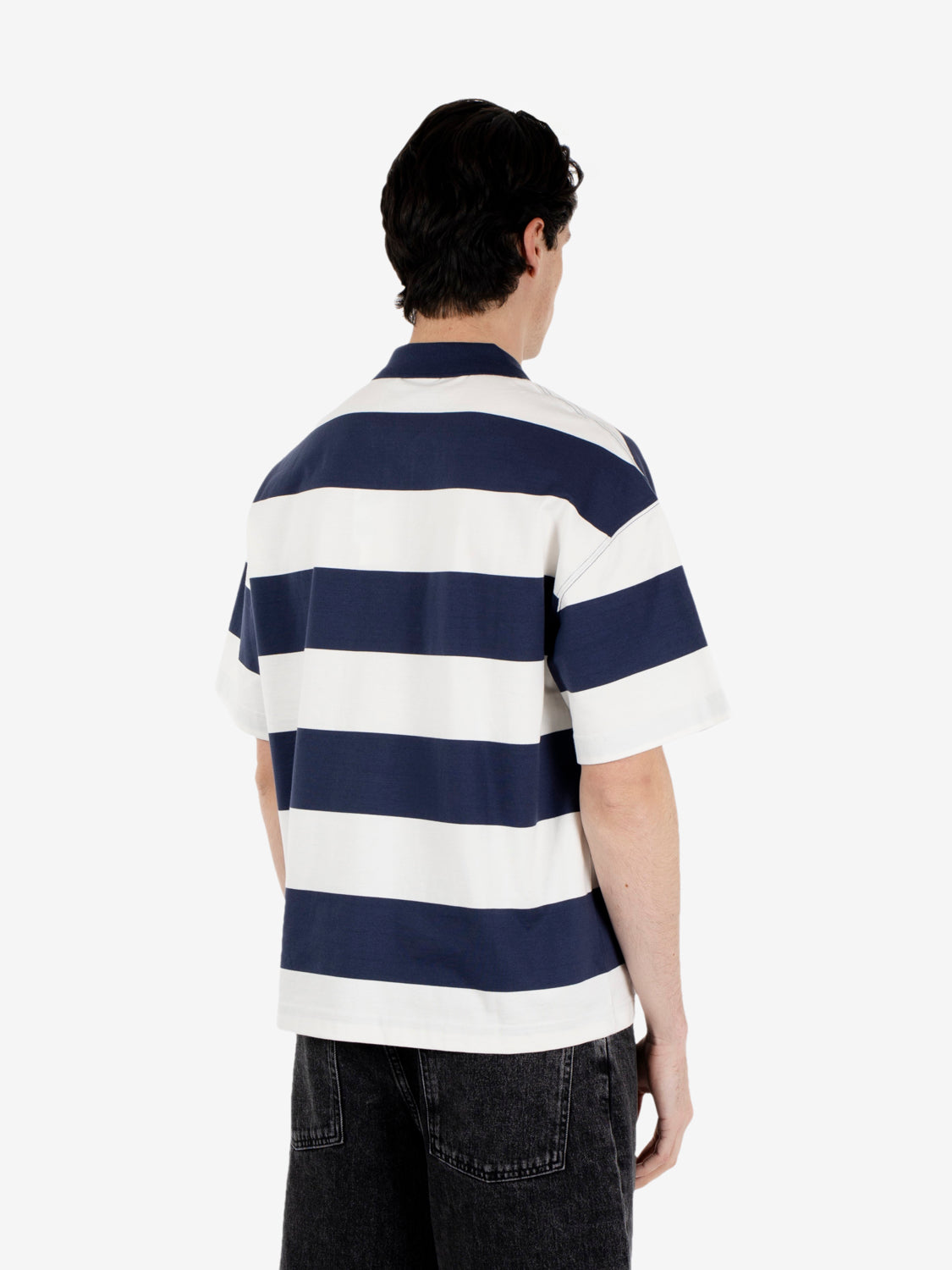 S/S Delray Polo delray stripe blue