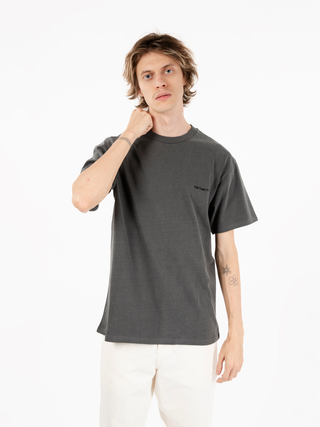 Tシャツ・カットソー CARHARTT S/S DUSTER SCRIPT T-SHIRT 4FK1395 S/S DUSTER SCRIPT T-SHIRT