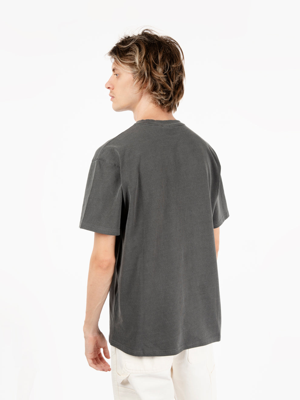 S/S Duster script t-shirt black