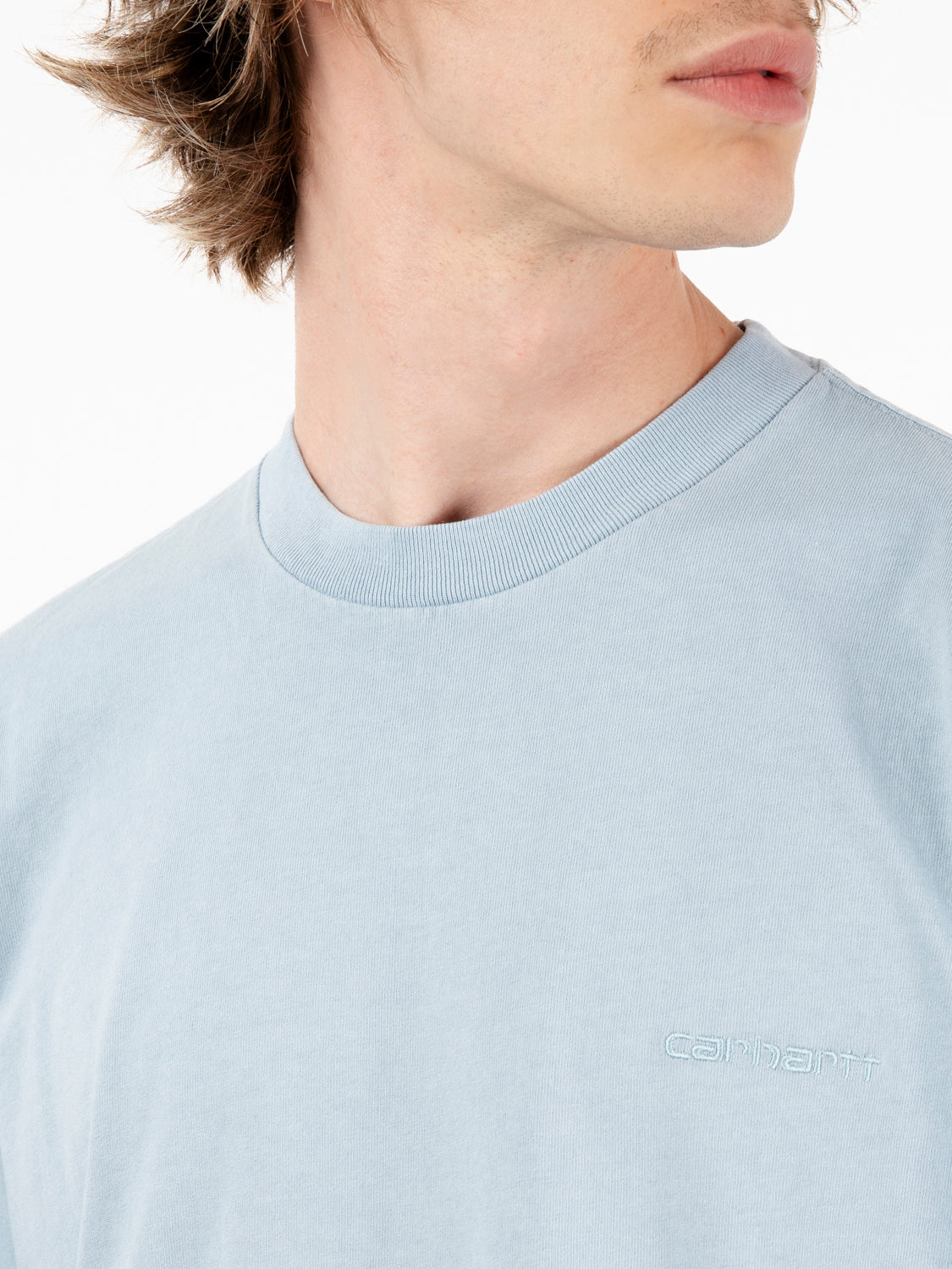 S/S Duster script misty sky t-shirt 