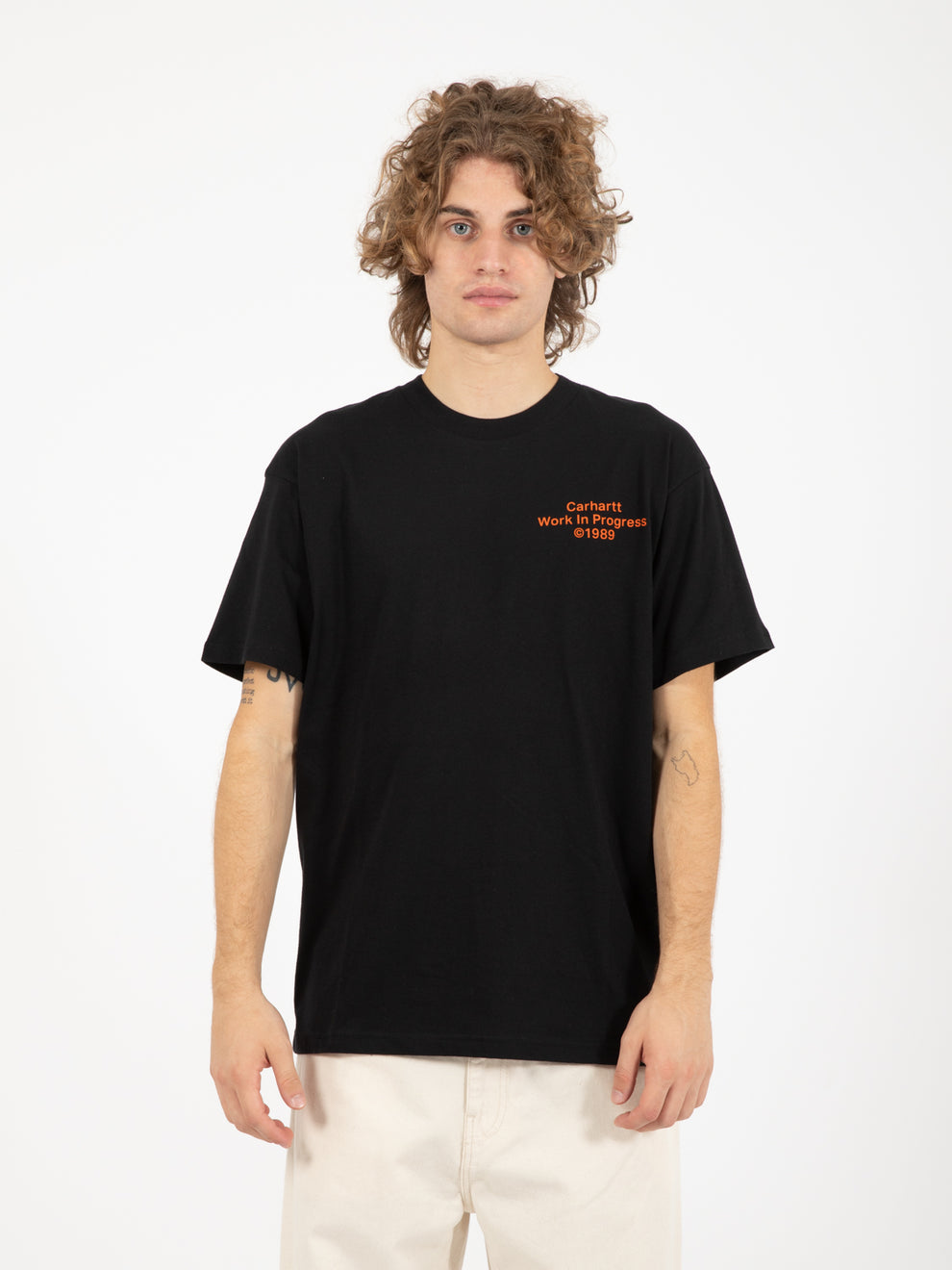 S/S Formation t-shirt black / orange 