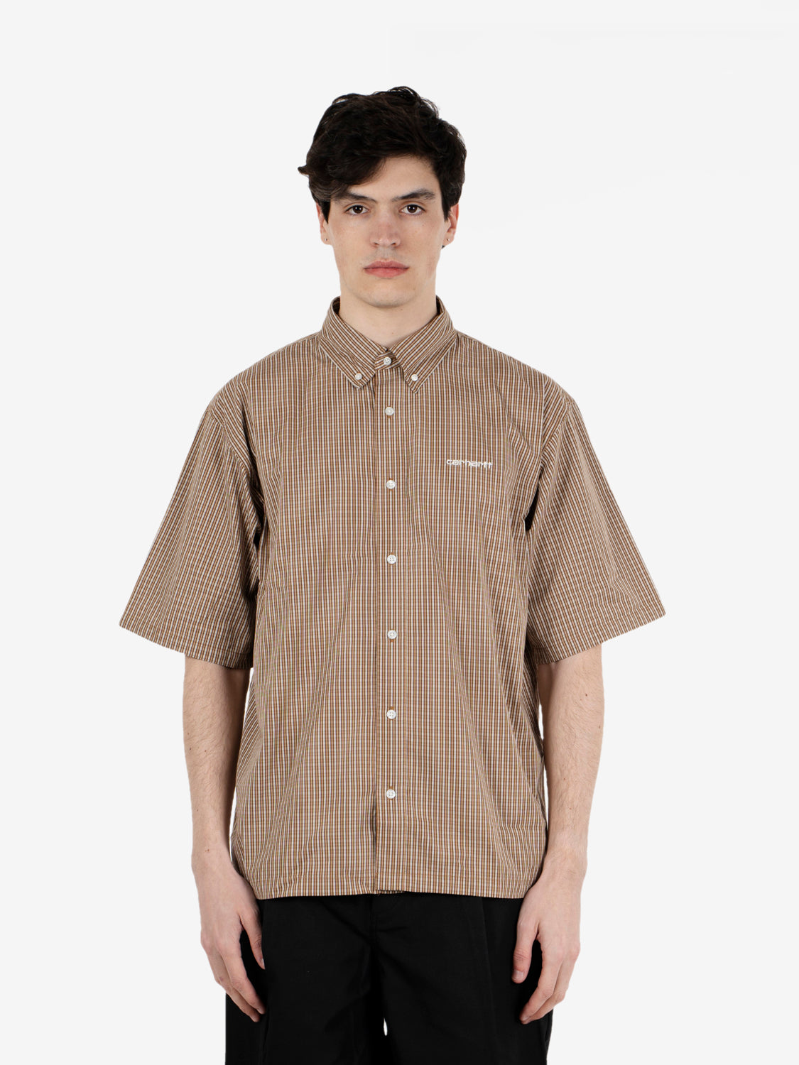 S/S Groff shirt hamilton brown
