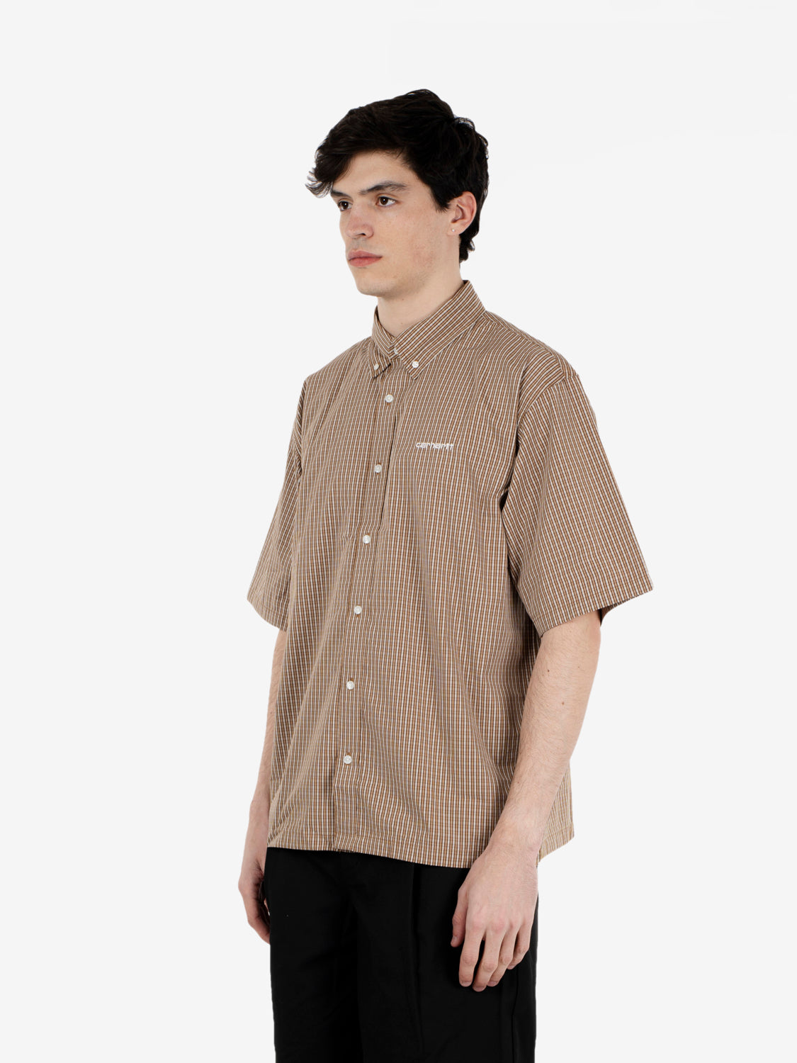 S/S Groff shirt hamilton brown