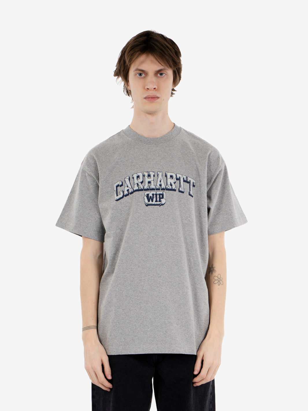 S/S Heavy Duty t-shirt grey heather