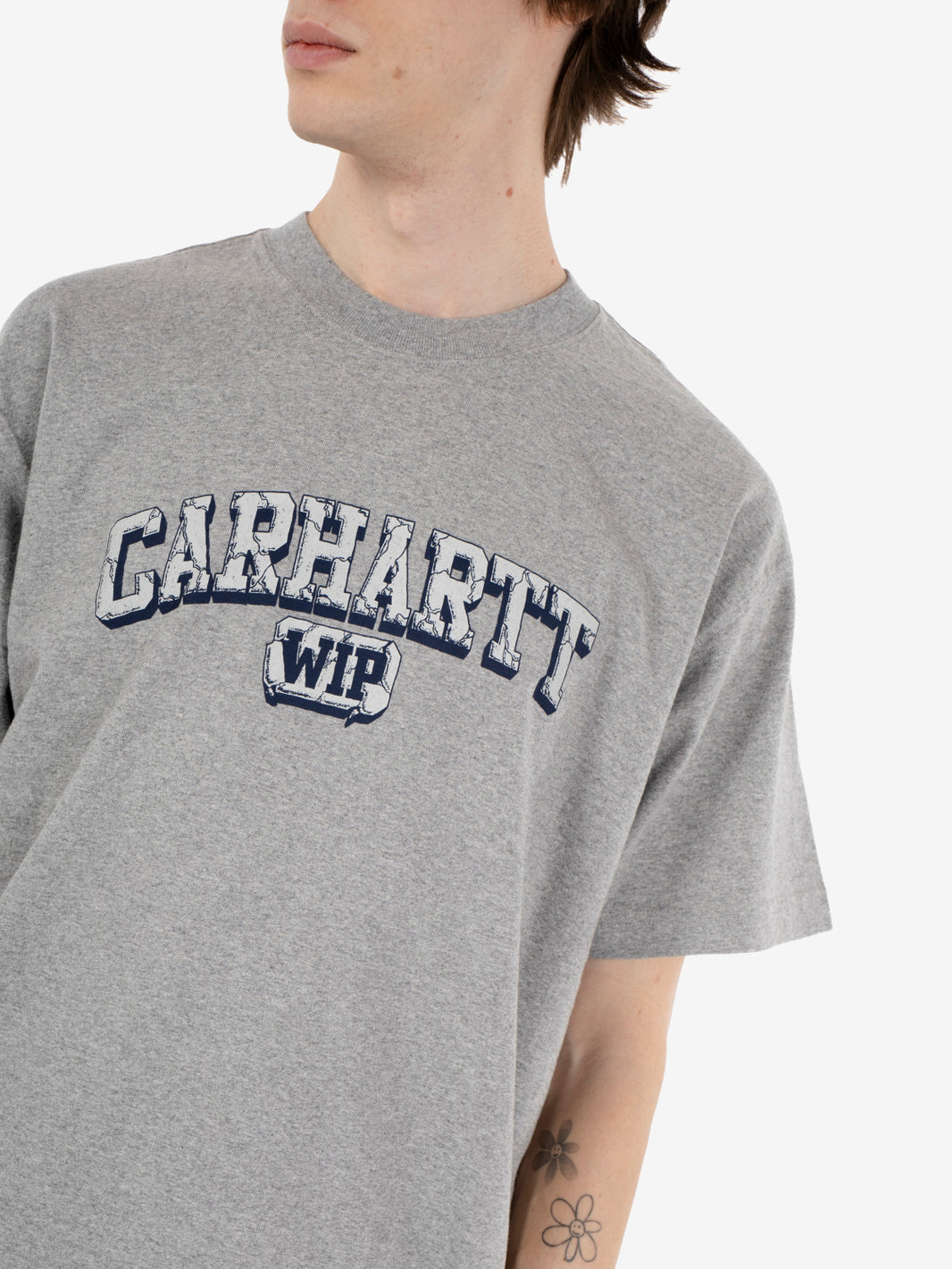 S/S Heavy Duty t-shirt grey heather