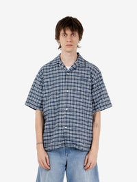 S/S Kander Shirt check / blue river