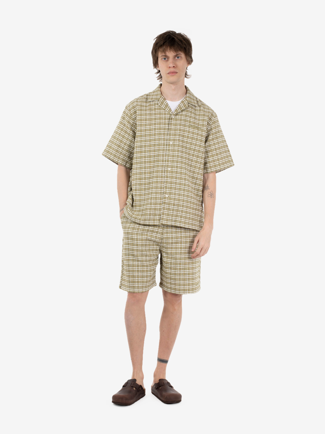 S/S Kander Shirt check/snake