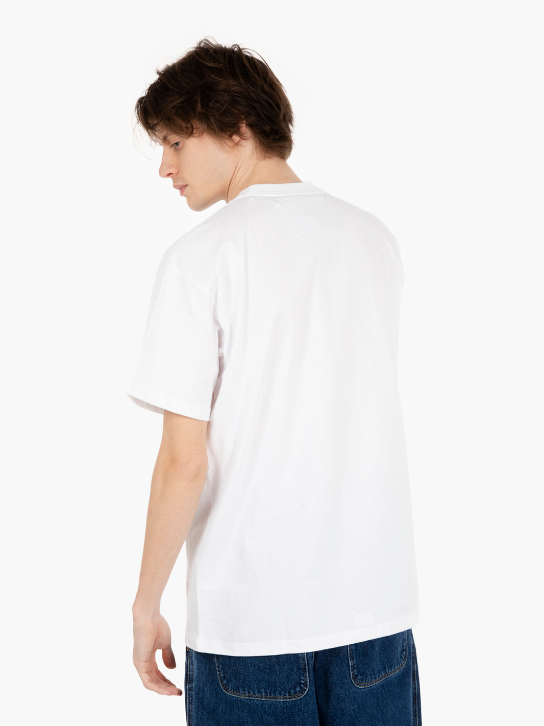 S/S Label Script T-shirt White 
