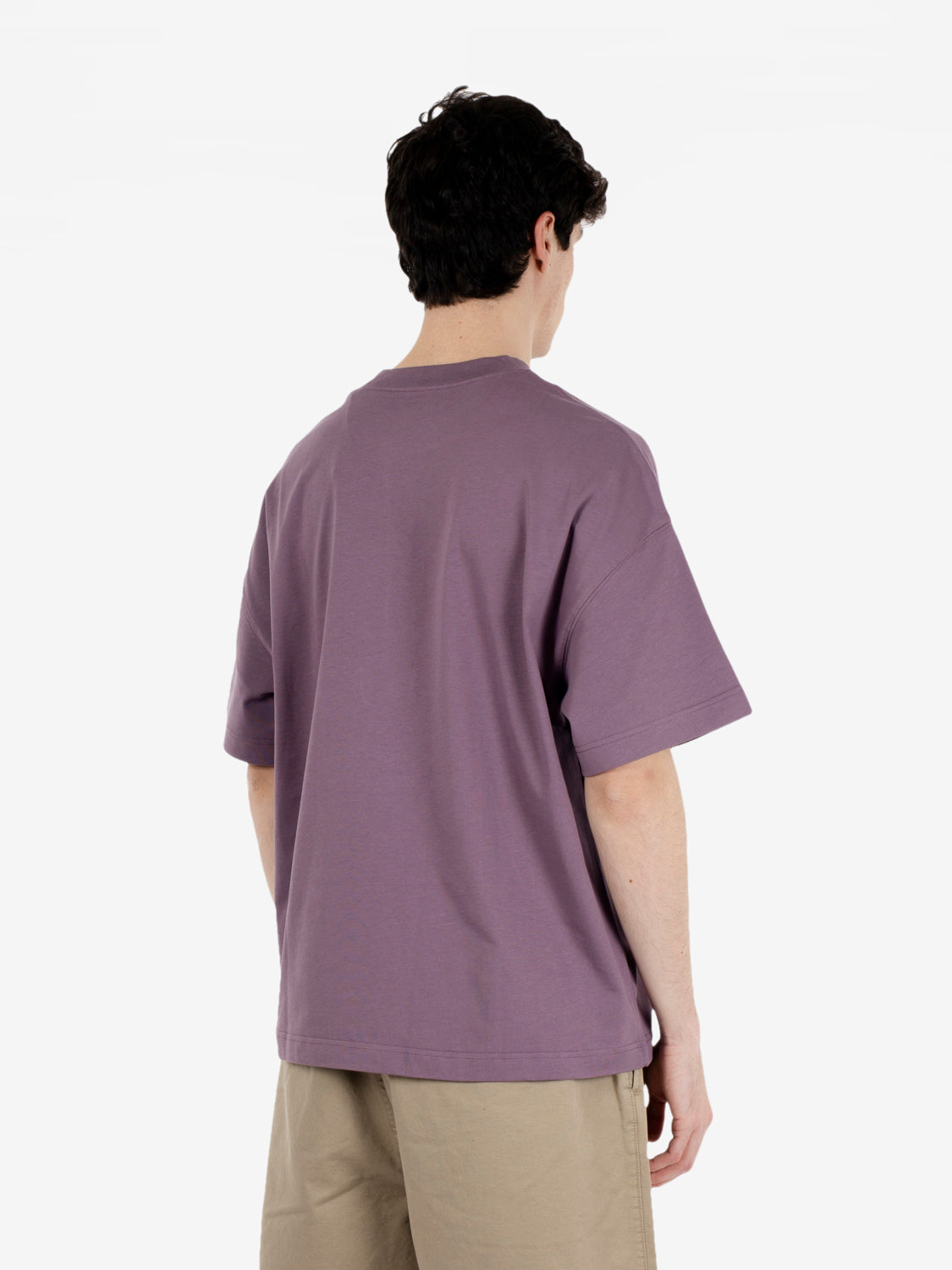 S/S Link Script T-Shirt phlox / white